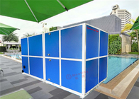 30p Multi Functional Air Source Swimming Pool Constant Temperature Heat Pump Water Heater Blue Sheet Metal