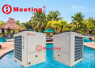 Meeting High Efficiency Commercial 28KW Air Source Swimming Pool Water Heat Pump Swimming Pool Heater CE Certificate
