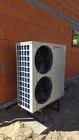 Air Source Chiller Air To Water Heat Pump , EVI Air Source Heat Pump 18kw WIFI Control
