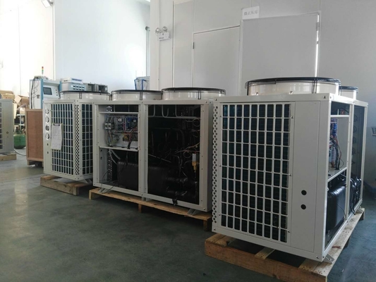 Eenrgy effcient Electric Air Source Heat Pump 72KW Top blowing Copeland compressor