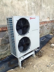 Energy Saving Air Force Heat Pump , Commercial Swimming Pool Air Source Heat Pump