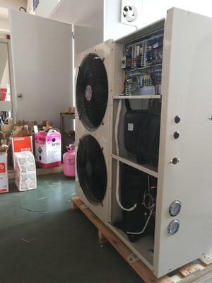 Green Air Source Heat Pump 21KW For House / Hotel With LCD Figer Touch Control