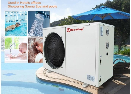 Stainless Steel Housing Air Source Heat Pump 5KW - 88KW  , Residential Heating Bathroom Hot Water