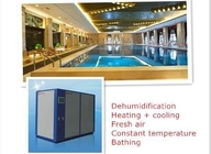 27KW Indoor Air Source Pool Heat Pump Dehumidification Fresh Air ,  Swimming Pool Pump System Pool Heat Pump