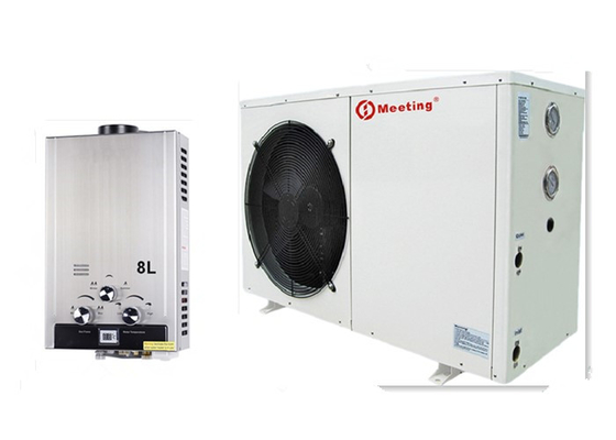 Energy Efficient Air Source Heat Pump Can Work With Gas Boiler