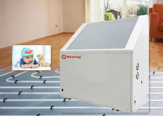 12KW 40Db Air Source Heat Pump Water Heater Connect With Floor Heating Mat Hydropower Separation Safe