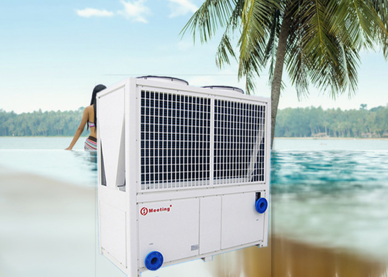 Spa Sauna Swimming Pool Heat Pump Water Heater 84kw High Temperature 55°C Bubble Pool Heat Pump