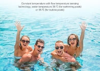 Spa Sauna Swimming Pool Heat Pump Water Heater 84kw High Temperature 55°C Bubble Pool Heat Pump