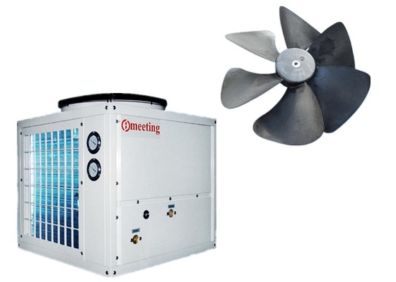 Black Fan Blade 490 * 129 Mm For Meeting Small Air Source Heat Pump 12kw-21kw Work At Low Temperature