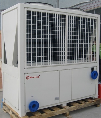 Meeting Constant 38 Degree Swimming Pool Heat Pump 100KW EVI  Pool Water Heater 28000L/H Anti-Corrosion Heat Exchanger