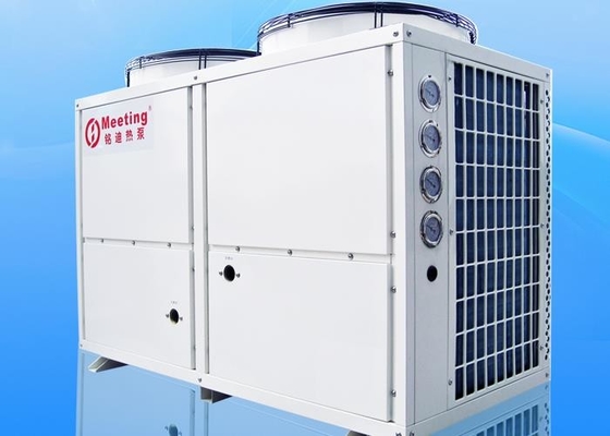 Meeting Hotel Building Heat Pump / Commercial EVI Hot Water Air Source Heat Pump Water Heater