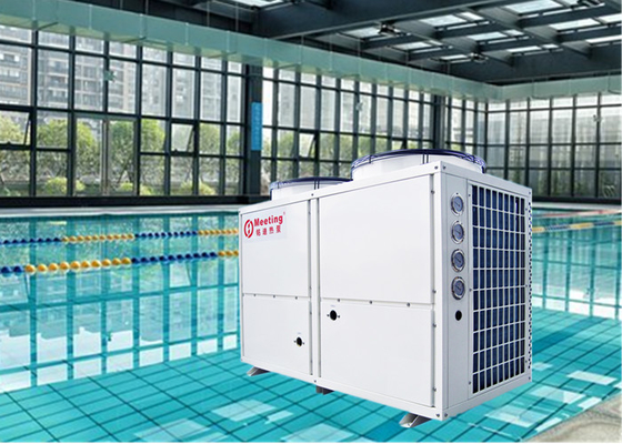 Meeting Hotel Building Heat Pump / Commercial EVI Hot Water Air Source Heat Pump Water Heater