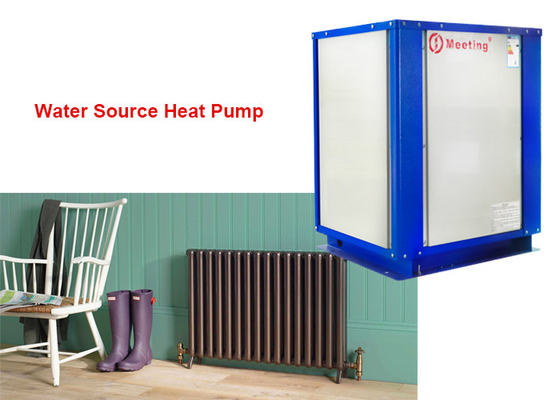 House Cooling And Heating Water Source Heat Pump 18kw 3 Phase 380V R32 Refrigerant