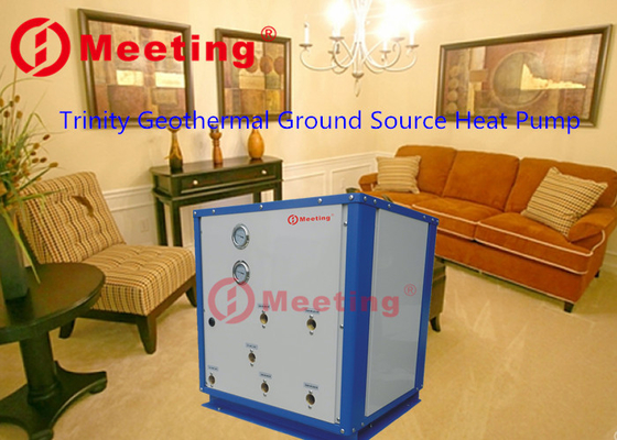 Meeting Trinity Geothermal Ground Source Heat Pump WIFI Control Heating 12KW Cooling 9KW