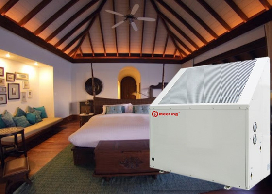 Meeting 3P 12KW Galvanized Sheet Monobloc Air Source Heat Pump 220V Pool Spa Sauna Water Heaters
