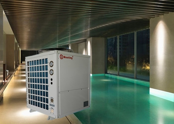 Meeting 38KW Constant Temperature Heat Pump Swimming Pool Heaters  Top Blown Titanium Heat Exchanger