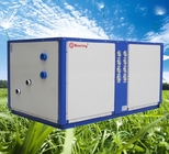Environmental Friendly Air Source Heat Pump For 38KW Ground Heating Pipe In Hospital