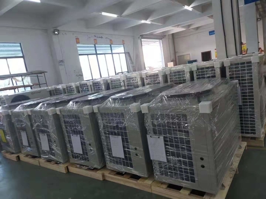 Electric Air To Water Heat Pump 5p Side Blowing 18.6kw Split Machine