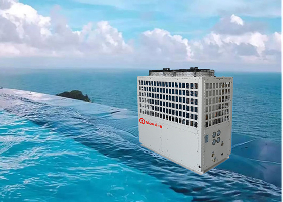 Small Air To Water Heat Pump High Temperature Swimming Pool Machine , Swimming Pool Heater 380V