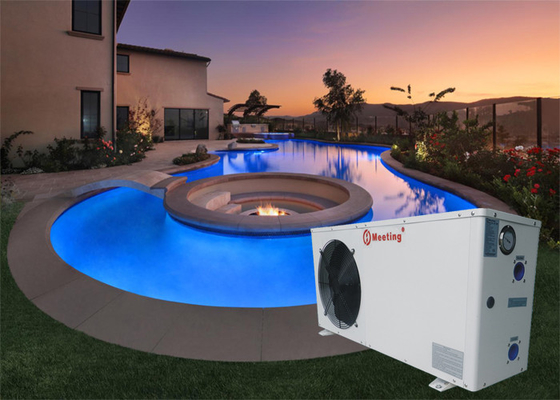 Commercial Spa Pool Heater Heat Pump For Swimming Pool Refrigerant R410A R32 R744