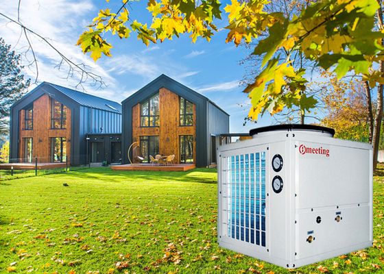 40Db 12kw Air Source Heat Pump Water Heater With Solar Panels