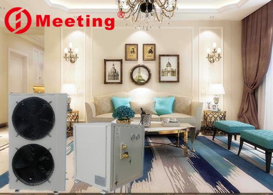 Meeting Small Air Sourcesplit Unit Heat Pump For Md60d Domestic Hot Water And Heating System