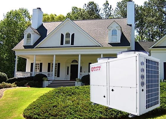Meeting 42KW Trinity Air Source Heat Pump Copeland Compressor Work With Solar Water Heater