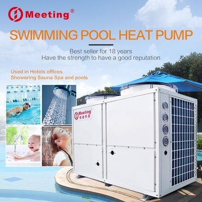 Meeting air to water pool heat pump dc inverter air to water heating heat pump WIFI controller swimmingpool outdoor