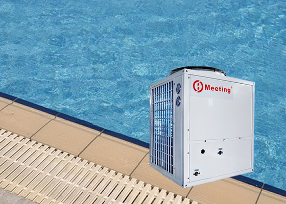 Meeting 31KW EVI Heat Pump For Outdoor Swimming Pool / Spa Tubs / Sauna Pool Heaters