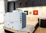 Meet the connection between air source heat pump and water tank to provide space heating or cooling as air conditioner