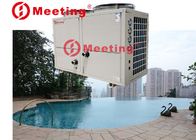 Swim pool water cooling with titanium heat exchanger, above ground swimming pool heat pump,CE Certificate 26kw