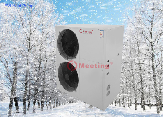 Refrigeration Equipment MD50D Air Source Heat Pump EVI Model work at minus 25 degree Air To Water