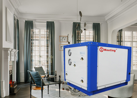 Central air conditioning unit for making ice at night and storing cold ice during the day