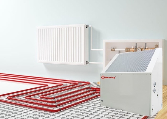 Meeting popular in Europe country floor heating and life -20 Degree Low Noise efficient air heat pump for hot water R32