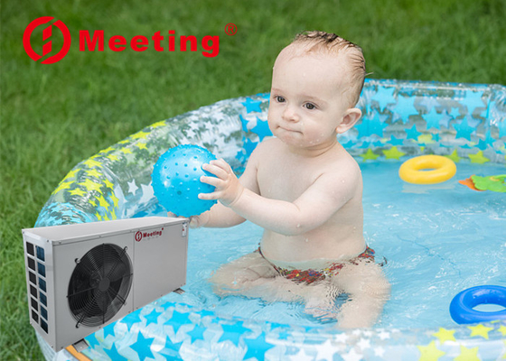 Meeting R32 220V 380V 50Hz SPA fast heating systems inflatable swimming pool mini compact heat pump CE