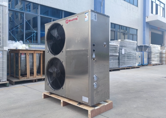 Meeting MD50D Air Source Heat Pump With Stainless Steel Housing Material