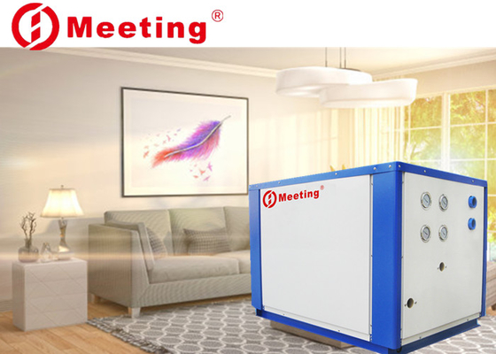 Meeting Heating capacity 38kw Ground Source Heat Pump Automaticlly Defrosting for hot water and Space