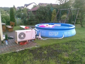 11kw pool heater air to water heat pump swimming with titanium heat exchanger