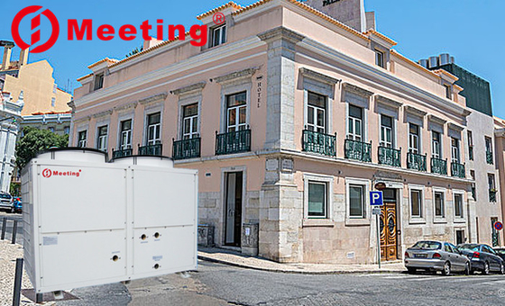 Meeting 380V air source hot water heatpumps heating cooling heat pump for commercial project