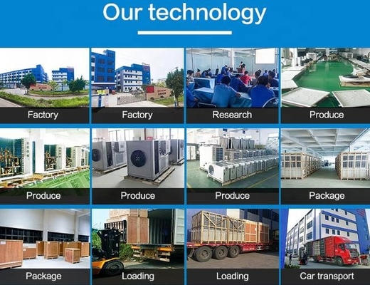 popular design factory price air to Water Heat Pump with R410A for High Water Temperature