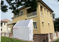 Household heat pump air source heat pump bath or home heating with touch screen