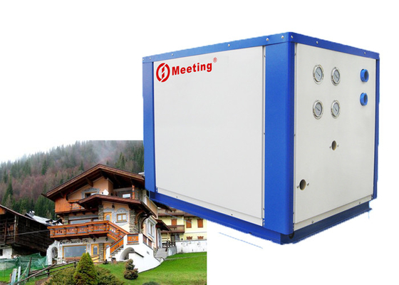 Auto Defrosting 42KW Ground Source Heat Pump For Commercial Project