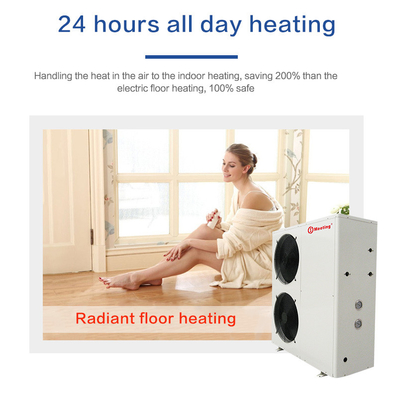 EVI -25 Centigrade 18.6kw Floor Heating Heat Pump System  Air To Water Heat Pump