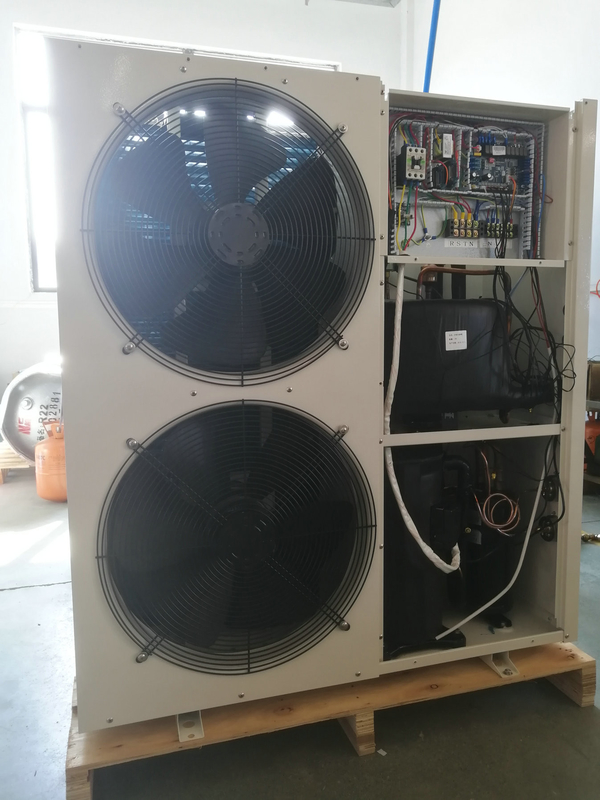 Green Air Source Heat Pump 21KW For House / Hotel With LCD Figer Touch Control