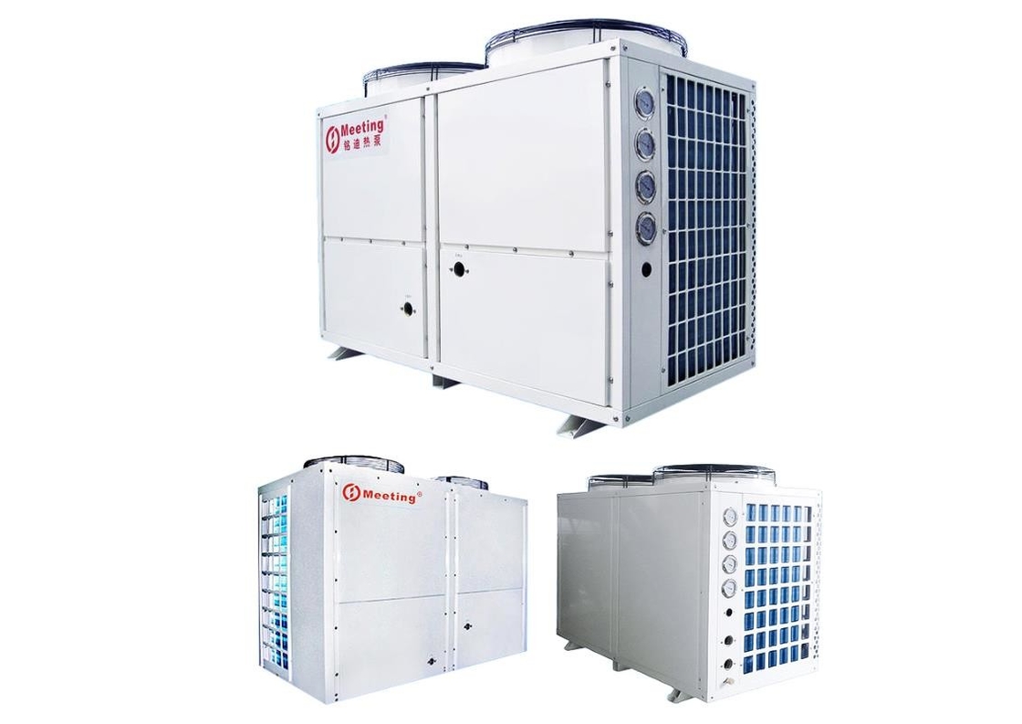 10P 36.8KW EVI -20 Degree Air Source Heat Pump , High Efficient Home Heat Pump Water Heater