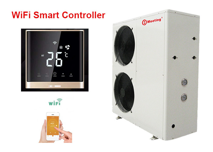 WIFI Smart Temperature Controller EVI Air Source Heat Pump Water Heater For Underfloor Heating