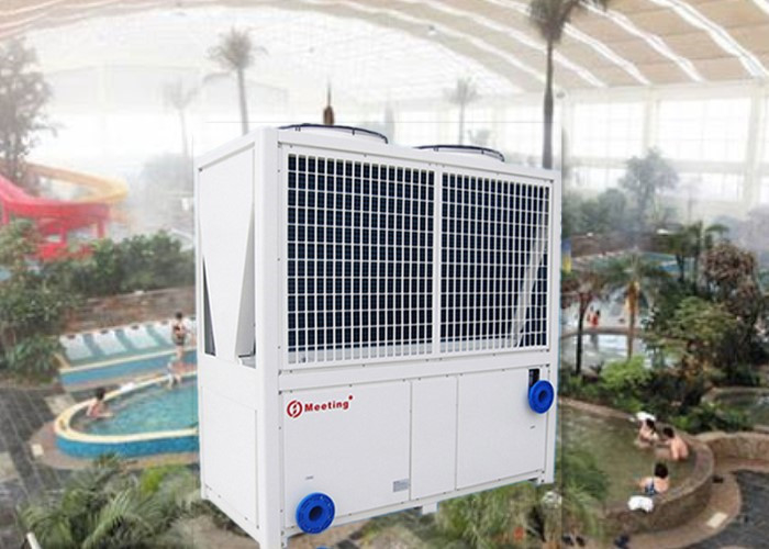 Hot Spring Spa Swimming Pool Heat Pump 84KW EVI 38 Degree Air Source Pool Heat Pump Water Heaters