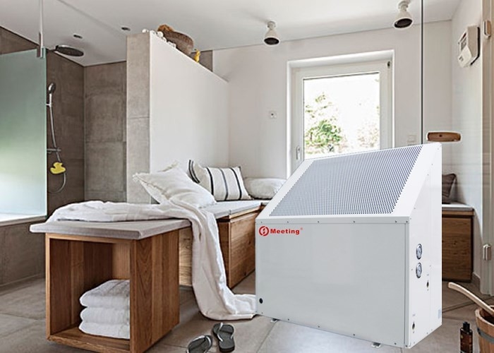 MD50D 13KW Low Noise Air Source EVI Heat Pump In Showering Sauna Spa Pools