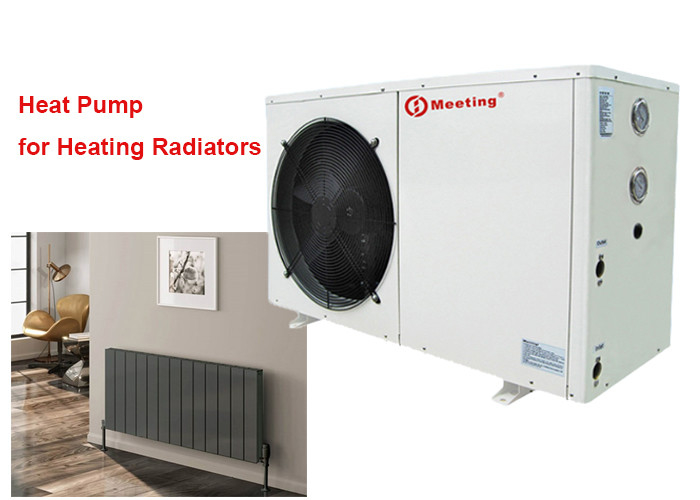 EVI R32 220V Air To Water Heat Pump Monoblock For Radiators Heating Super Low Temperature