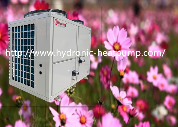 Meeting 36.8kw Air To Water Heat Pump For Flower Farming Green House Energy Saving